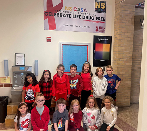 Students Surrounding Robotics Table